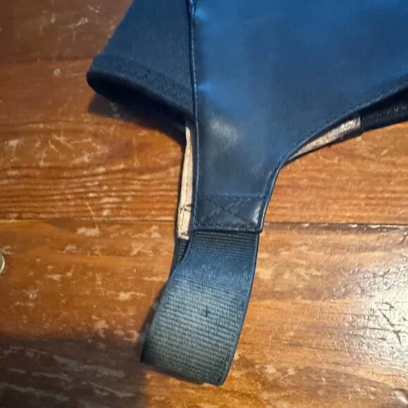 Ariat Black Leather Half Chap Pair - Picture 7 of 9